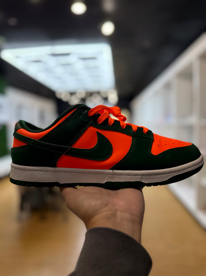 Nike Dunk Low Retro Miami Hurricanes PRE-OWNED