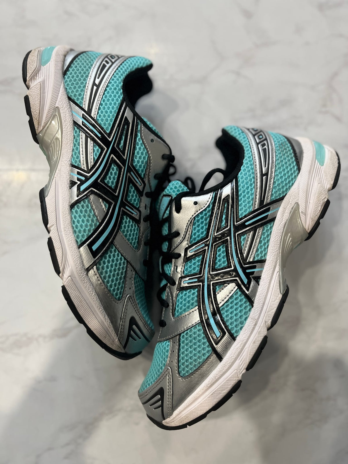 ASICS Gel-1130 Larimar Blue Silver PRE-OWNED