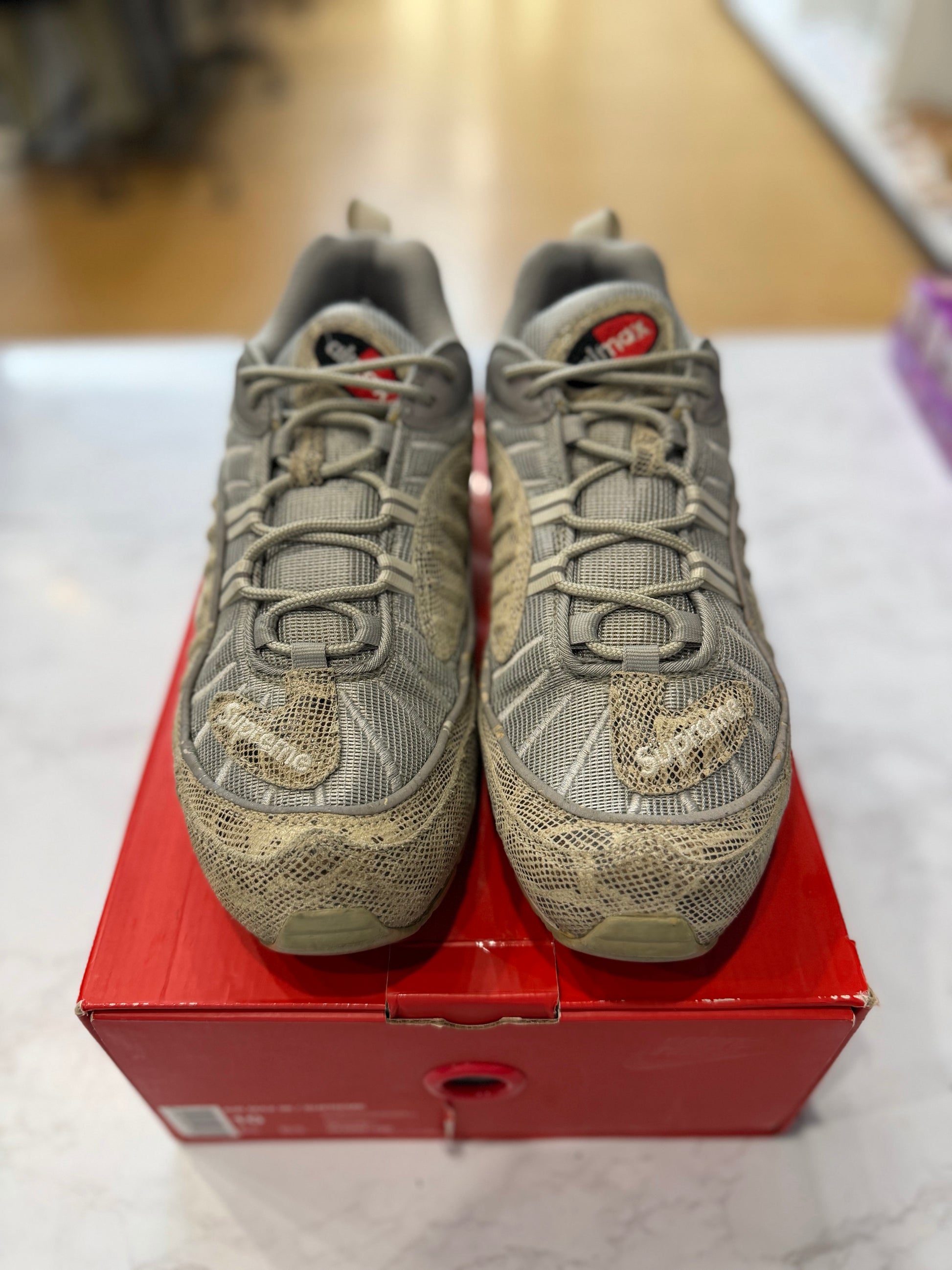 Nike Air Max 98 Supreme Snakeskin PRE-OWNED
