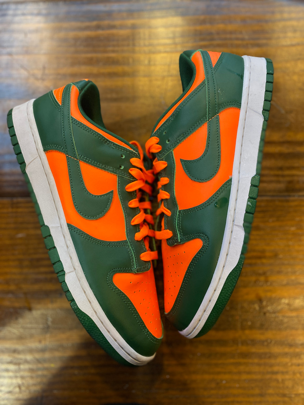 Nike Dunk Low Retro Miami Hurricanes PRE-OWNED