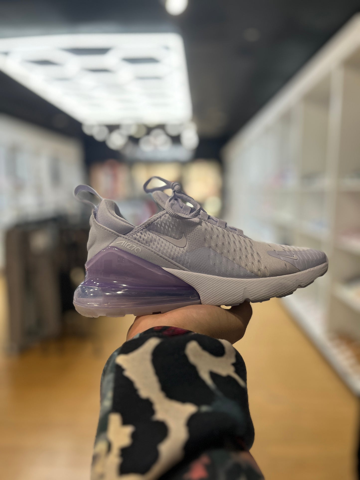 Nike Air Max 270 Amethyst Tint White (Women's) PRE-OWNED