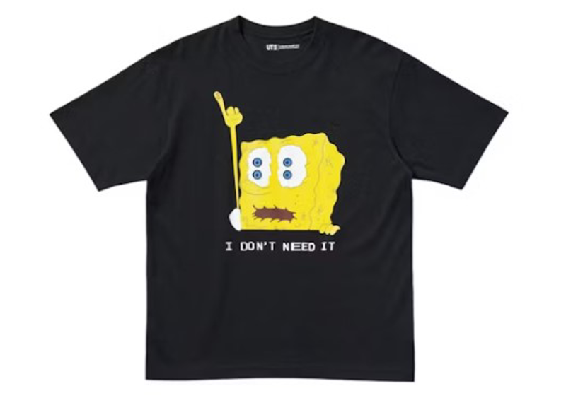 Uniqlo x CPFM Spongebob Squarepants UT Graphic T-Shirt Olive