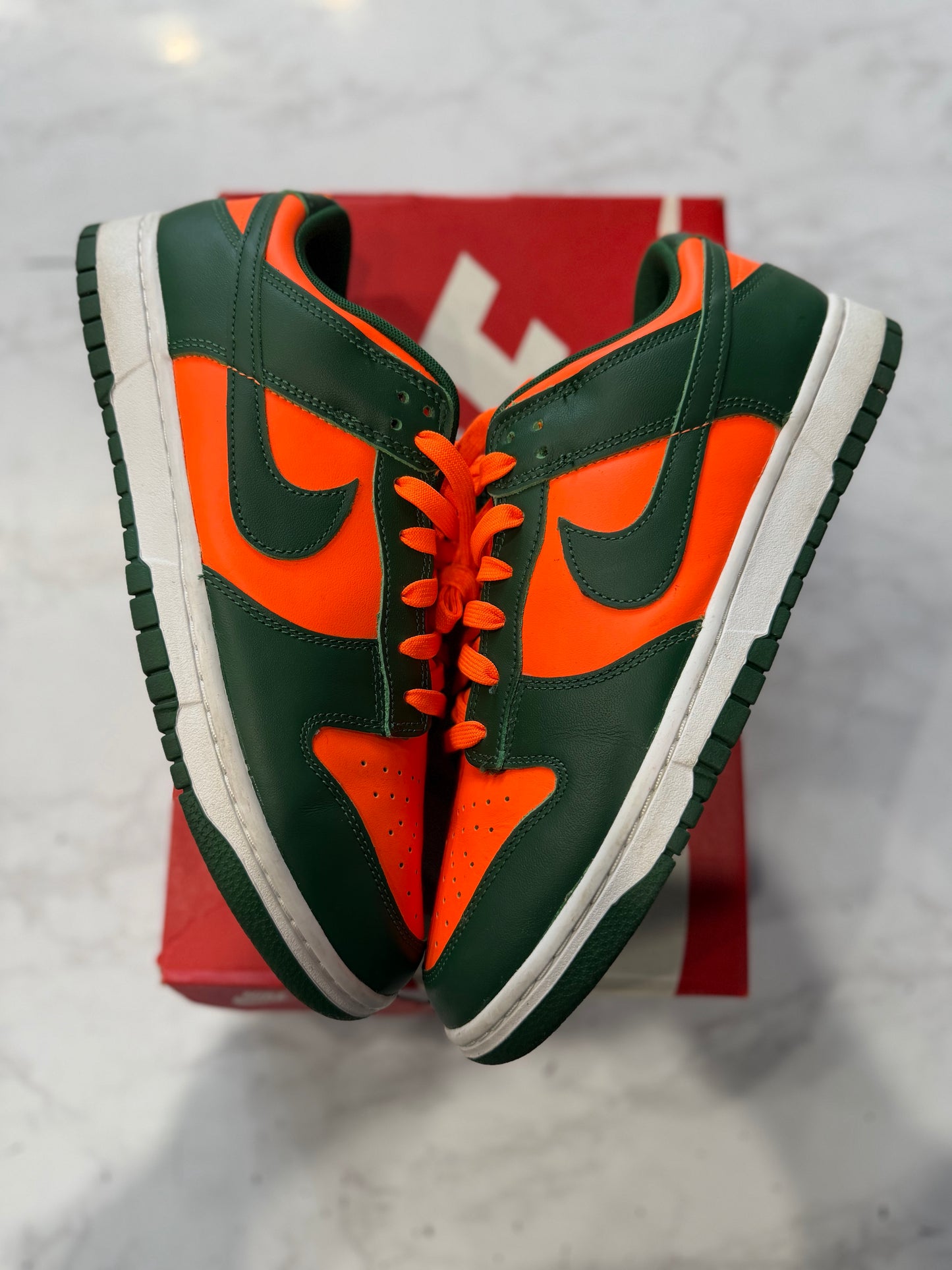 Nike Dunk Low Retro Miami Hurricanes PRE-OWNED