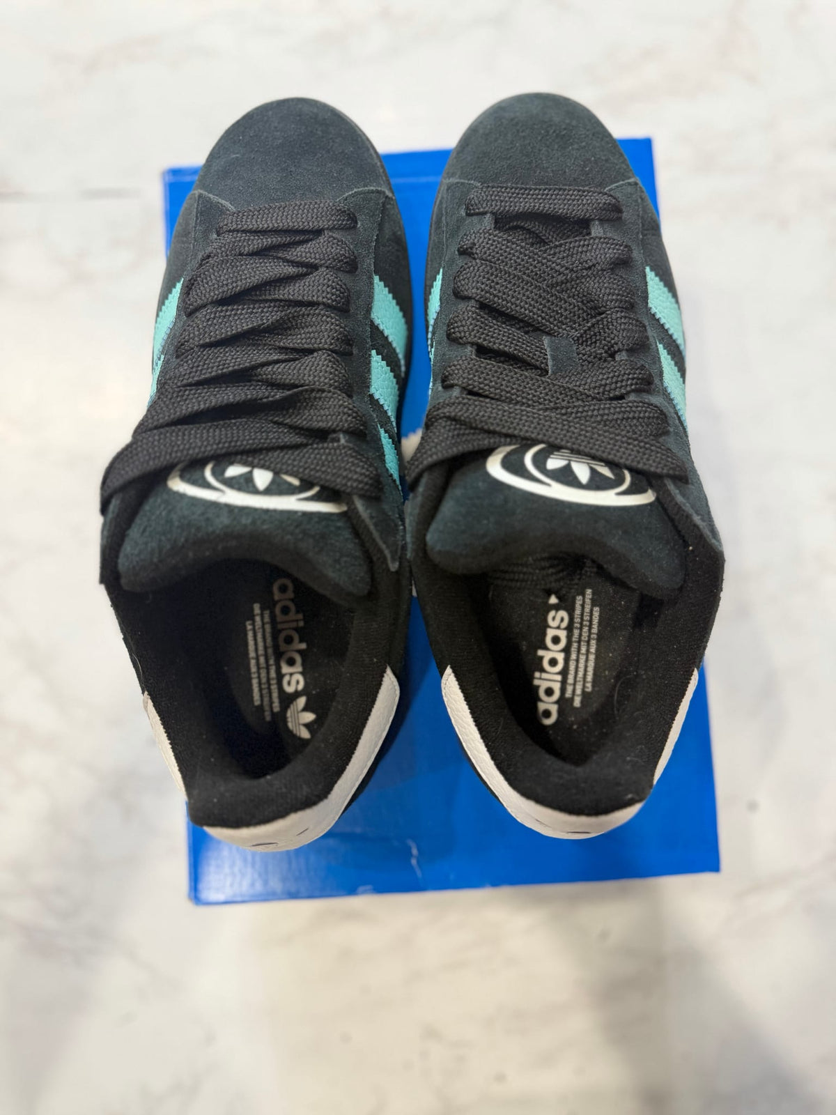 adidas Campus 00s Black Flash Aqua White PRE-OWNED