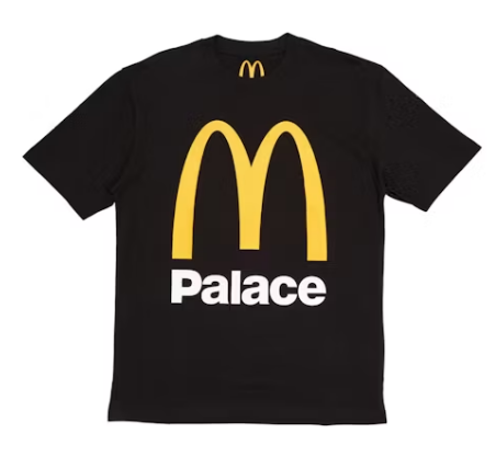 Palace x McDonald's Logo T-shirt Black (PRE-OWNED)