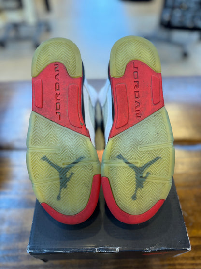 Jordan 5 Retro Fire Red Black Tongue (2025) (GS) PRE-OWNED