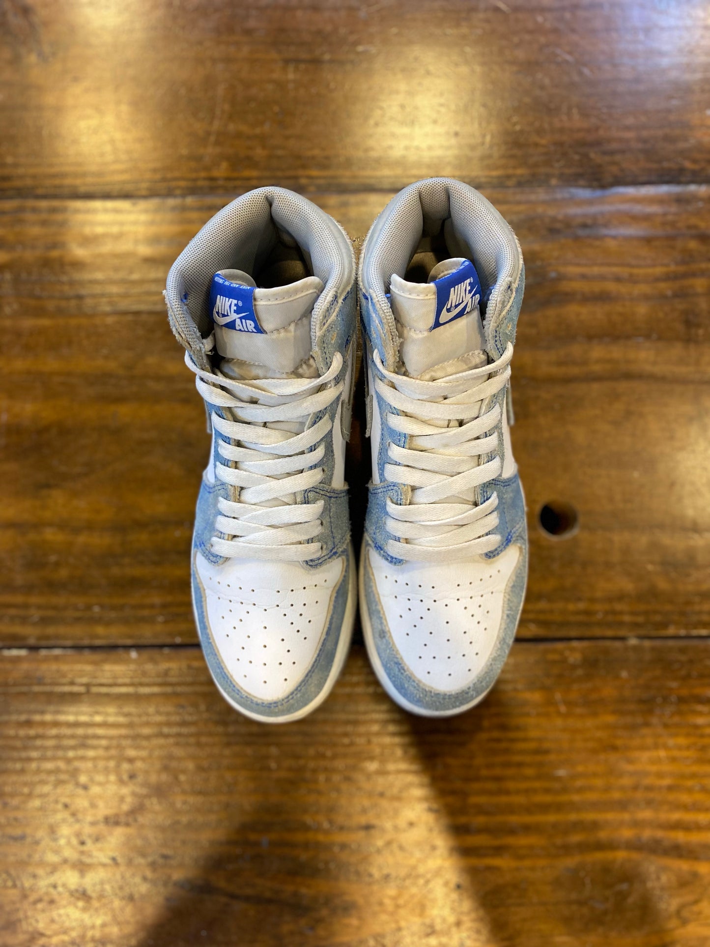 Jordan 1 Retro High Hyper Royal Smoke Grey (GS) PRE-OWNED