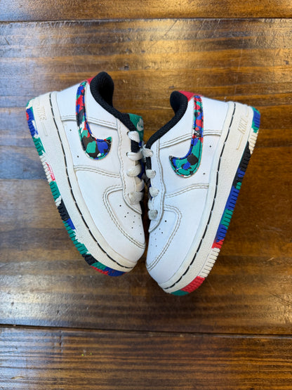 Nike Air Force 1 Low Crayon White Multi (TD) PRE-OWNED
