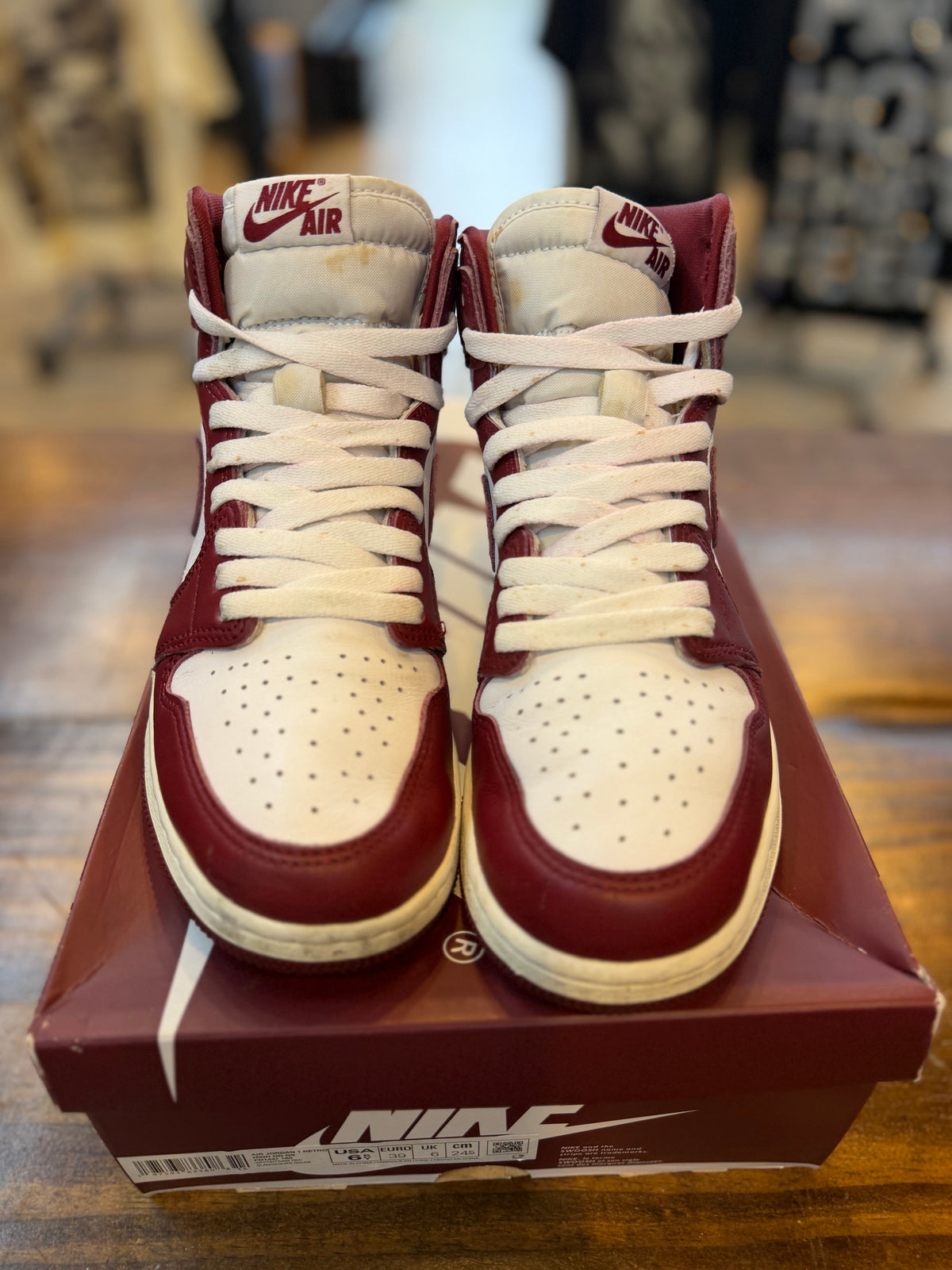 Jordan 1 Retro High OG Artisanal Team Red (GS) PRE-OWNED