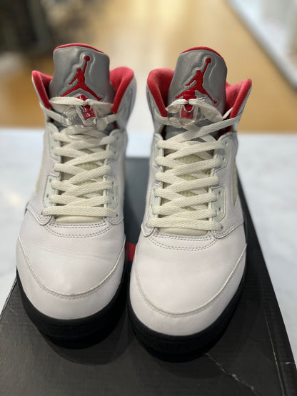 Jordan 5 Retro Fire Red Silver Tongue (2020) PRE-OWNED