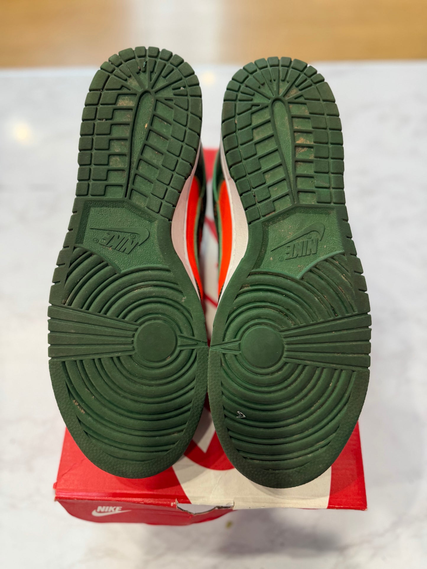 Nike Dunk Low Retro Miami Hurricanes PRE-OWNED