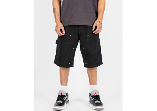 Baggy Carpenter Jorts Black