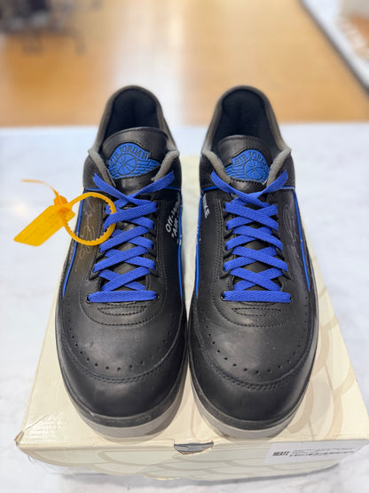 Jordan 2 Retro Low SP Off-White Black Blue PRE-OWNED