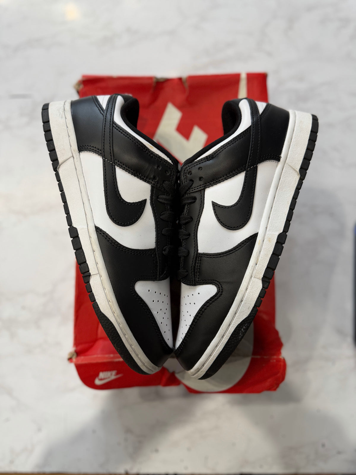 Nike Dunk Low Retro White Black Panda PRE-OWNED