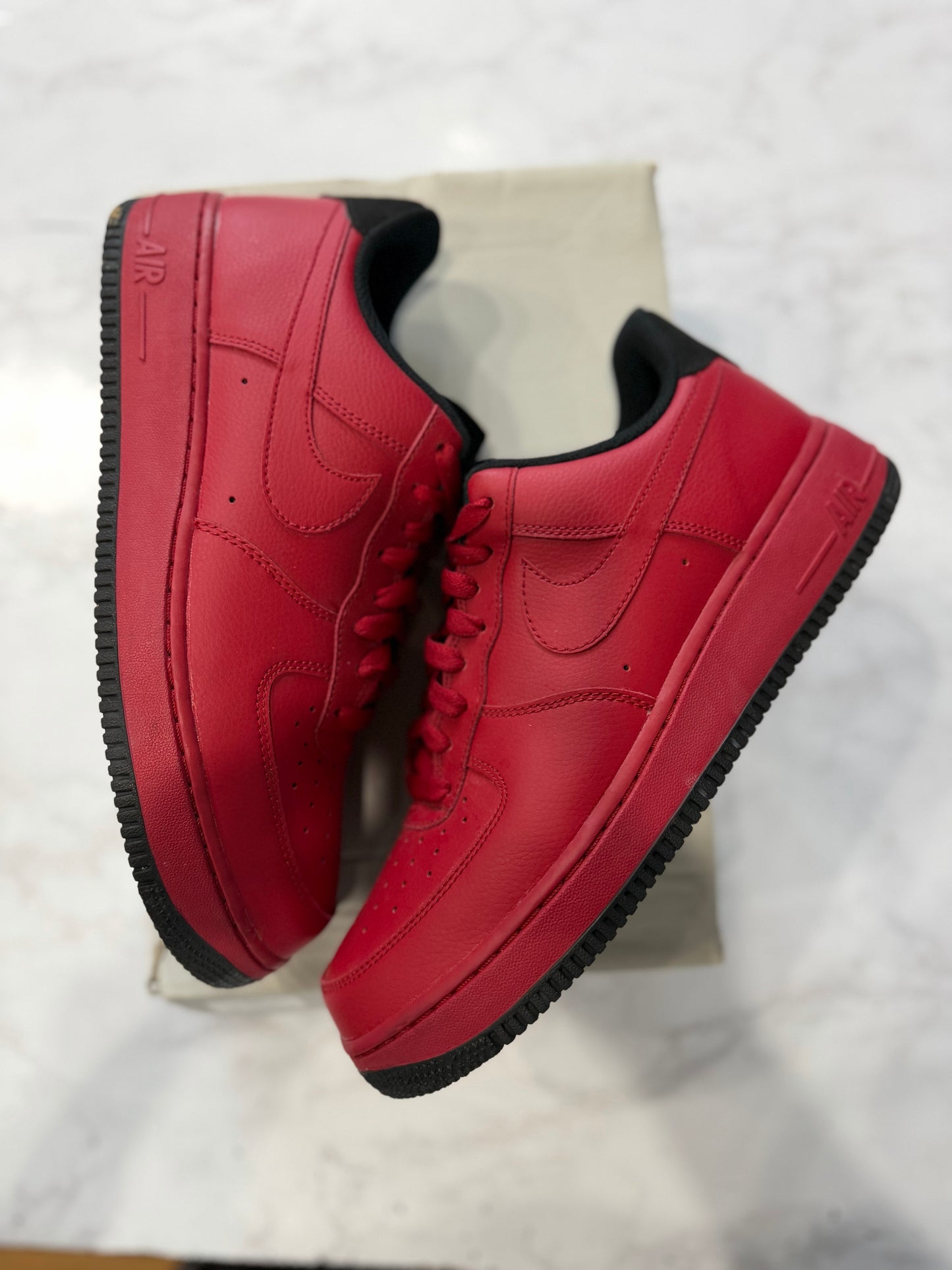 Nike Air Force 1 Low '07 'Gym Red Black' PRE-OWNED