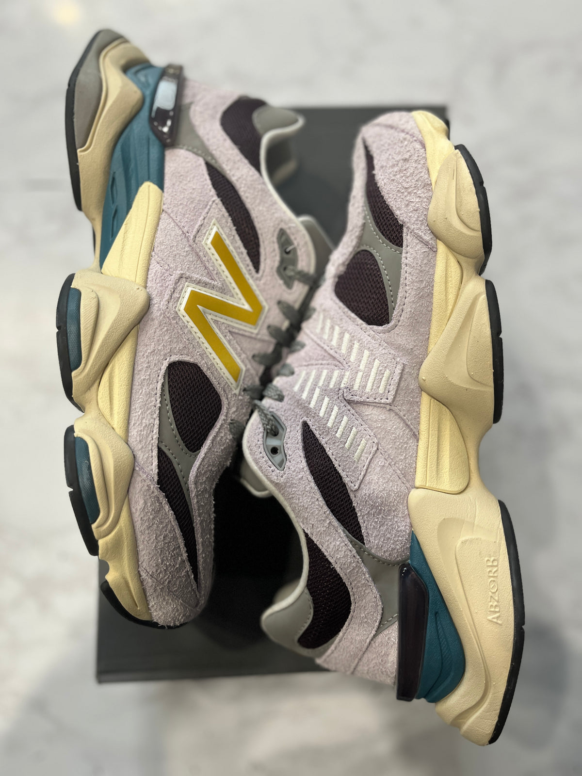 New Balance 9060 Taro Plum Brown PRE-OWNED