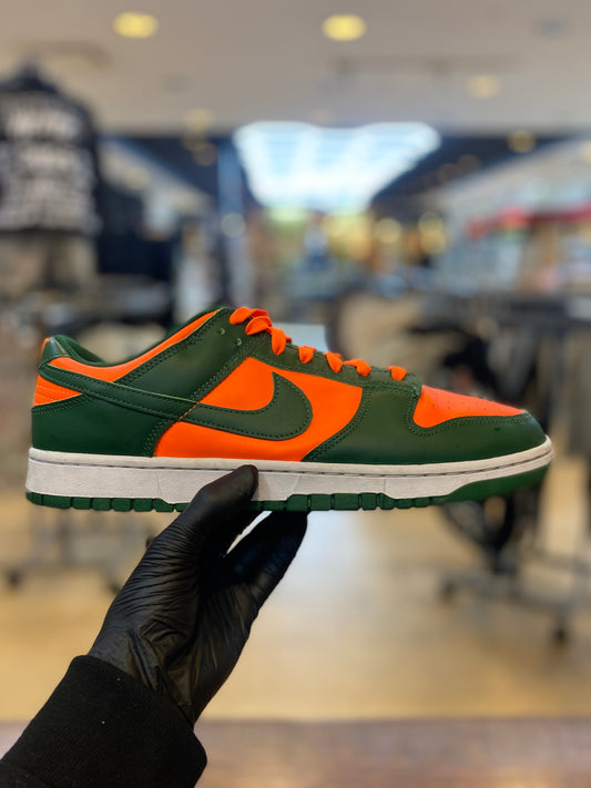 Nike Dunk Low Retro Miami Hurricanes PRE-OWNED