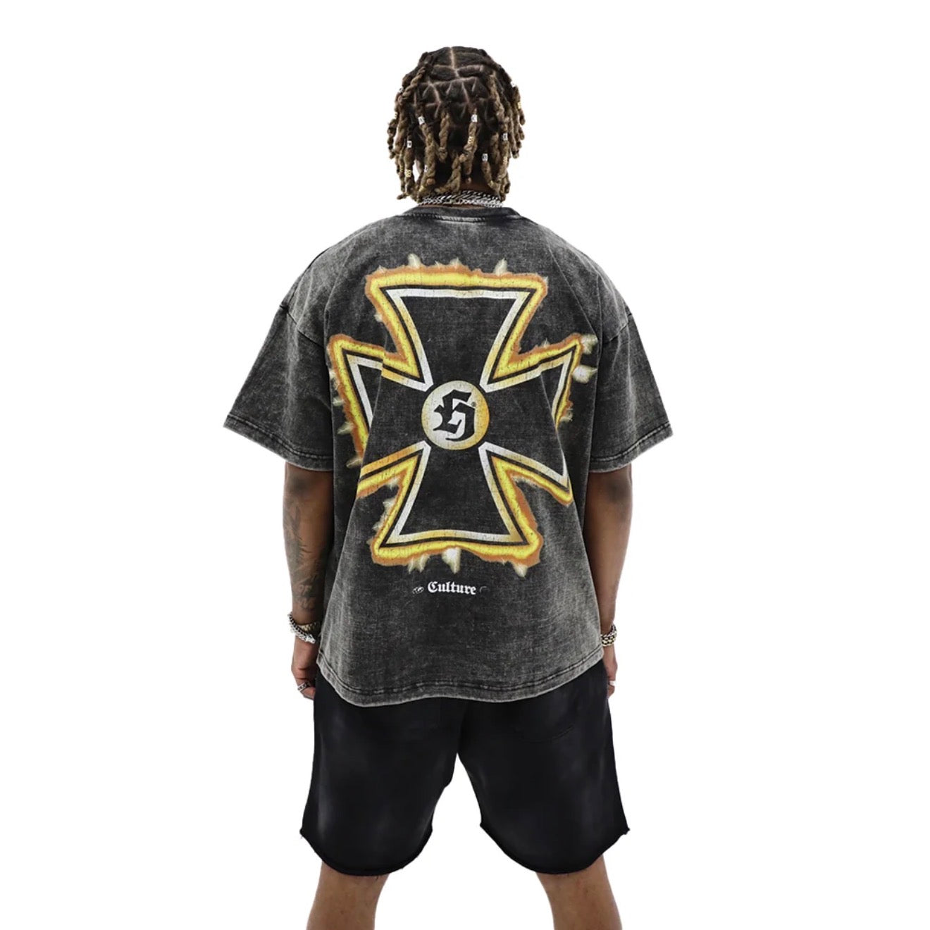 Heights Chopper Acid Wash Tee